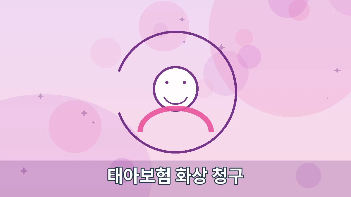 태아보험 화상 청구 안내 이미지